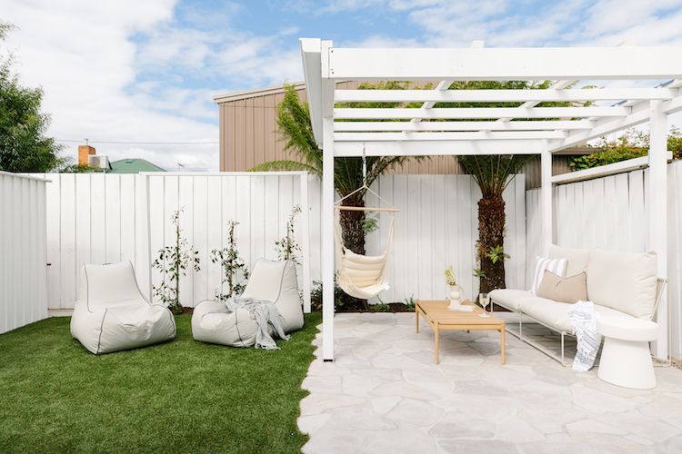 interior designer hobart designs elegant outdoor area for short term holiday rental